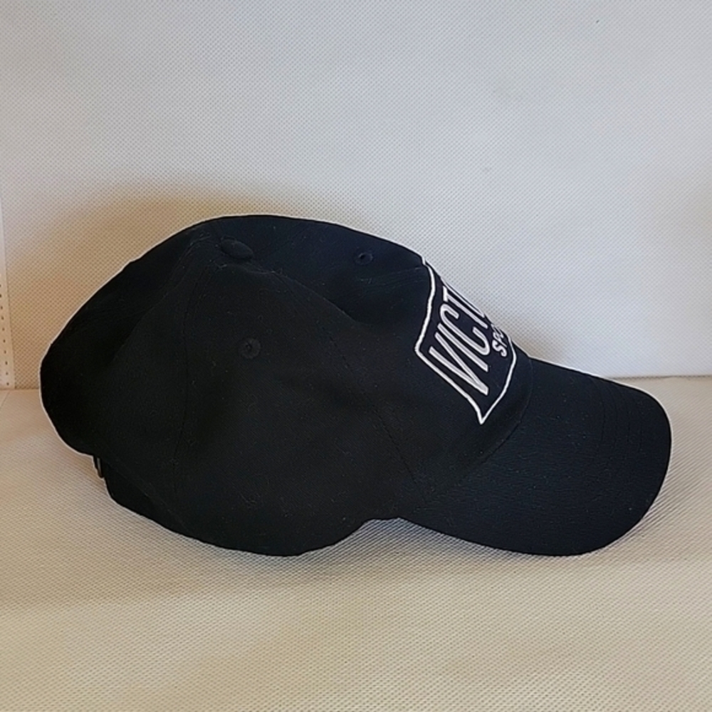 NEW - VICTORIA SPORT BLACK CAP‎ HAT - Picture 2 of 5